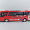 Bus de el america Escala 1/68, marca Kinsmart-