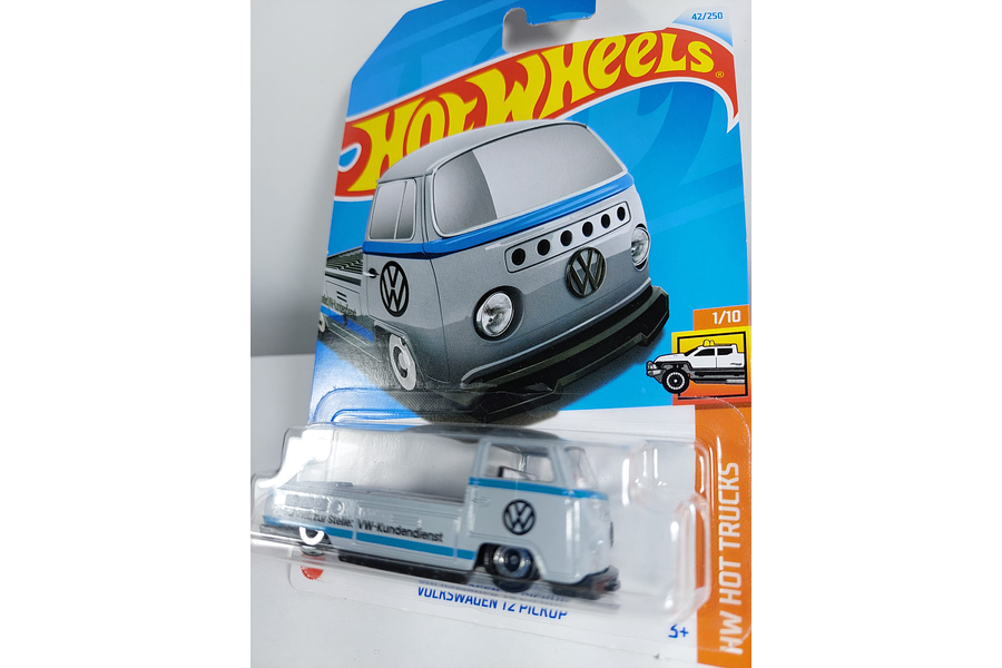 Volkswagen T2 PICKUP, Hot Wheels, Escala 1-64