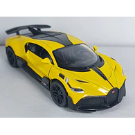 BUGATTI DIVO AMARILLO ESCALA 1/36 ,MARCA KINSMART