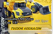 VOLQUETA VOLVO , Escala 1:64, Marca MAJORETTE 