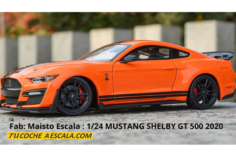 Ford mustang gt 500 2020 marca maisto , escala 1/24