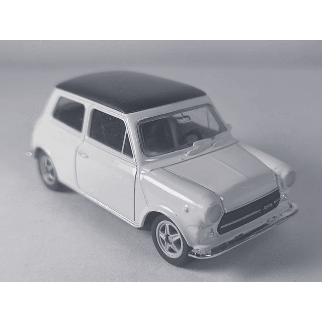 MINI COOPER BLANCO Escala 1/64, MARCA WELLY