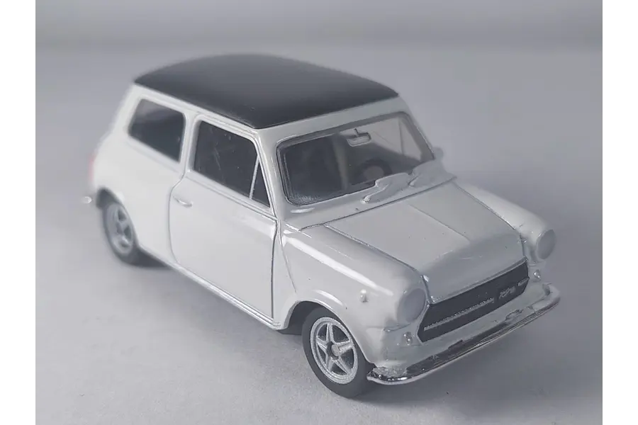 MINI COOPER BLANCO Escala 1/64, MARCA WELLY