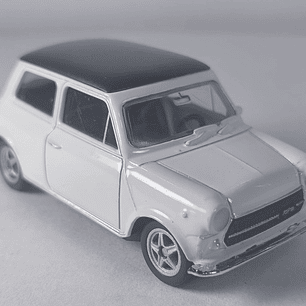 MINI COOPER BLANCO Escala 1/64, MARCA WELLY