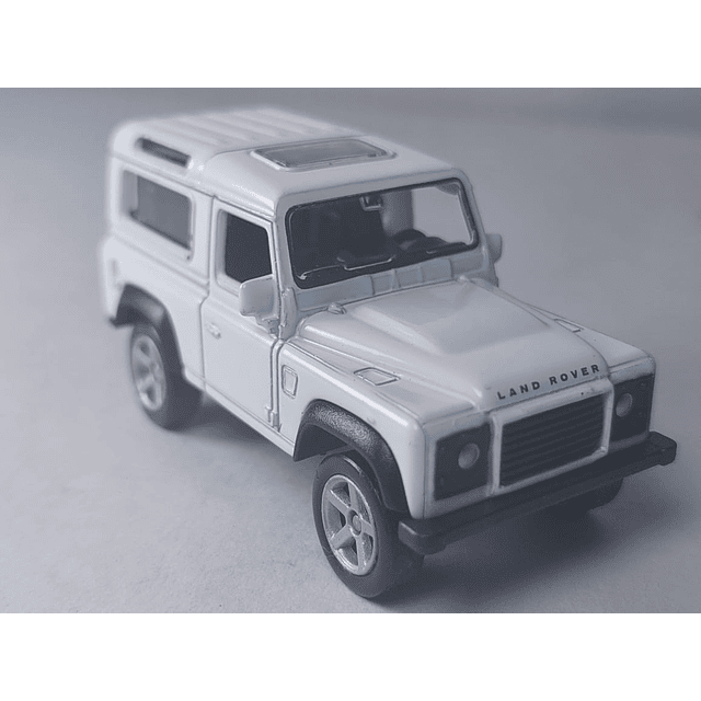 LAND ROVER DEFENDER BLANCO , MARCA Welly, Escala 1-64