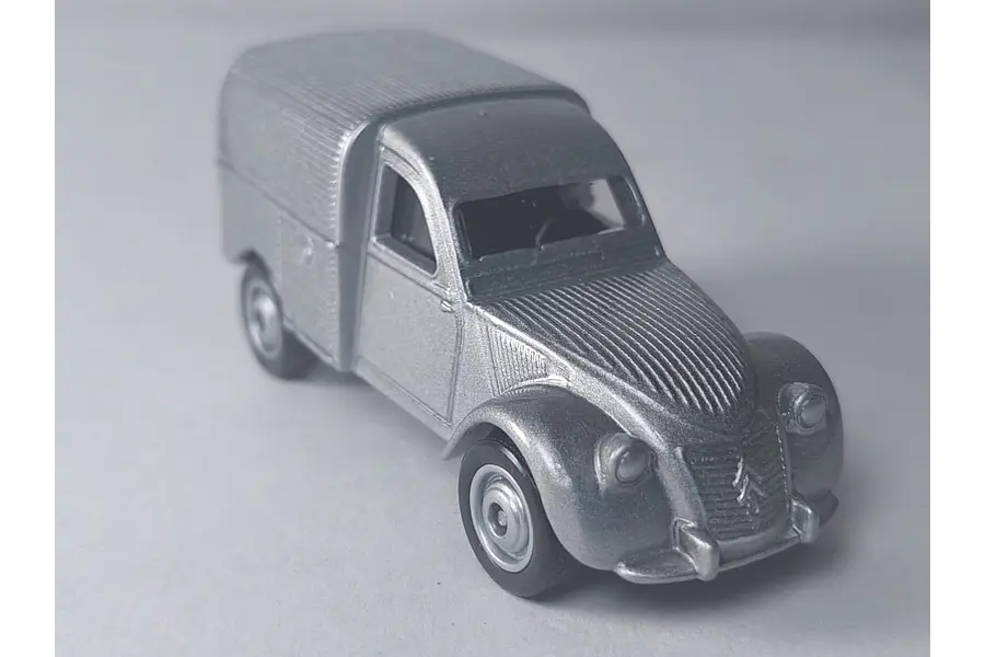 CITROEN 2CV FURGONETA , MARCA Welly, Escala 1-64