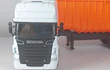 MULA SCANIA V8 R730 GONDOLA EN ESCALA 1/64 MARCA WELLY