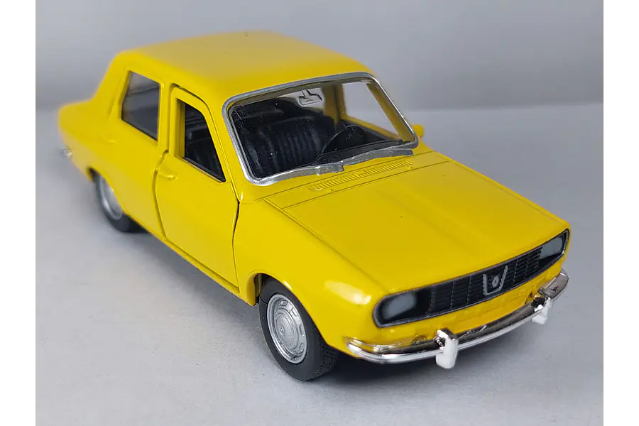 RENAULT 12 AMARILLO  , MARCA Welly, Escala 1-36