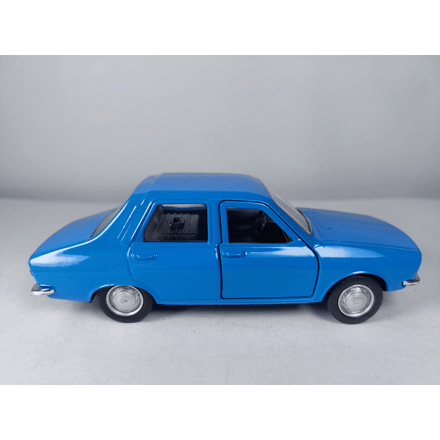 RENAULT 12 AZUL  , MARCA Welly, Escala 1-36