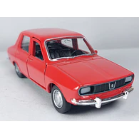 RENAULT 12 ROJO , MARCA Welly, Escala 1-36