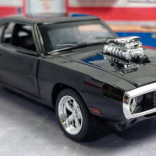 Dodge Charger, toreto con luces led Miniauto, Escala 1-32