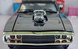 Dodge Charger, toreto con luces led Miniauto, Escala 1-32