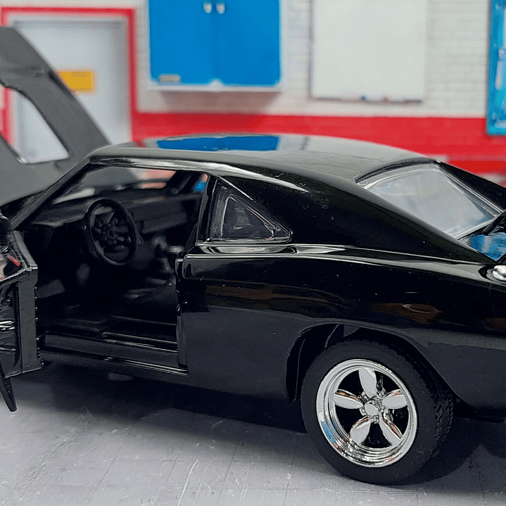 Dodge Charger, toreto con luces led Miniauto, Escala 1-32 5