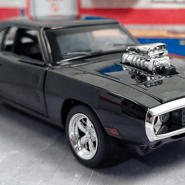 Dodge Charger, toreto con luces led Miniauto, Escala 1-32 7