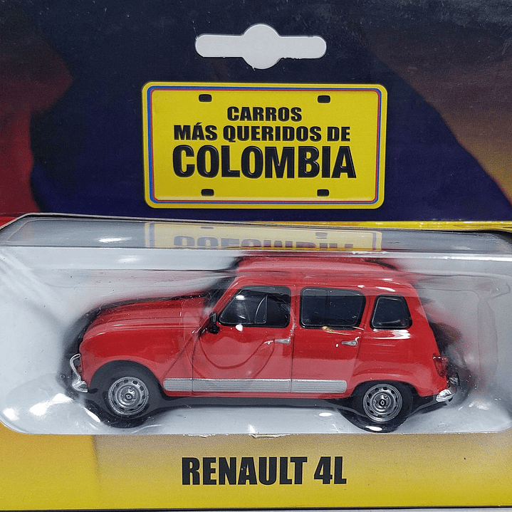 Renault 4 rojo Escala 1-43 marca ixo 3