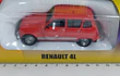 Renault 4 rojo Escala 1-43 marca ixo