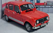 Renault 4 rojo Escala 1-43 marca ixo
