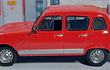 Renault 4 rojo Escala 1-43 marca ixo