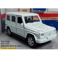 Mercedes Benz Clase G Wagon Escala 1:39 BLANCO MARCA WELLY