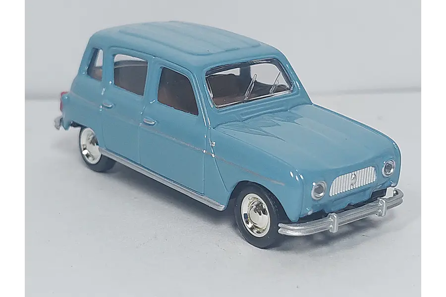 Renault 4 AZUL Escala 1-64 marca NOREV