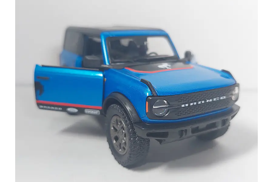 Ford Bronco 2022 livery, Kinsmart, Escala 1-34