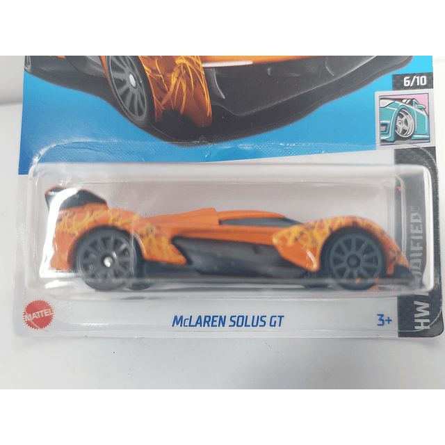 MCLAREN SOLUS NARANJA hot Wheels, Escala 1-64