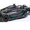 Mercedes Amg w 14 lewis  Hamilton, Burago, Escala 1-24 Caja acrilica