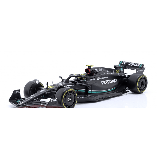 Mercedes Amg w 14 lewis  Hamilton, Burago, Escala 1-24 Caja acrilica