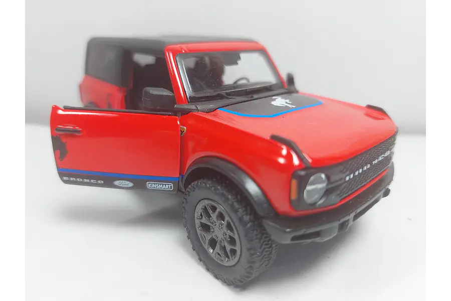 Ford Bronco LIVERY ROJO Escala 1:40 De Colección