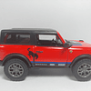 Ford Bronco LIVERY ROJO Escala 1:40 De Colección