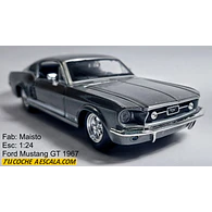 FORD MUSTANG GT 1967  ESCALA 1/24, MARCA MAISTO