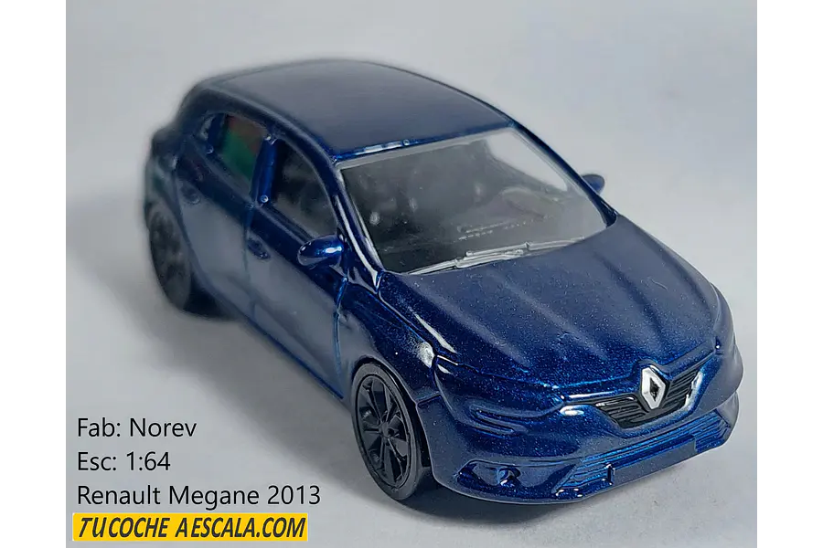 Renault Megane 2013, Carro A Escala 1:64