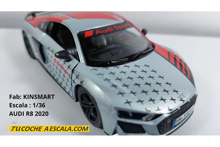 Audi R8 2020, Escala 1/36 marca Kisnmart