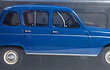 Renault 4 azul, Ixo, Escala 1-24 en ACRILICO