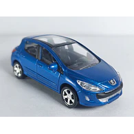 Peugeot 308 azul Escala 1/64, Marca Norev