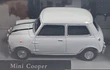 Mini Cooper blanco, Cararama, Escala 1:43