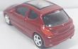 Peugeot 207 VINO TINTO , Escala 1/60, Marca Norev 