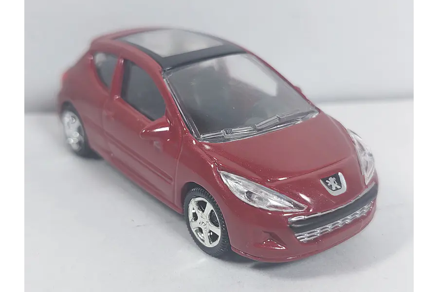 Peugeot 207 VINO TINTO , Escala 1/60, Marca Norev 