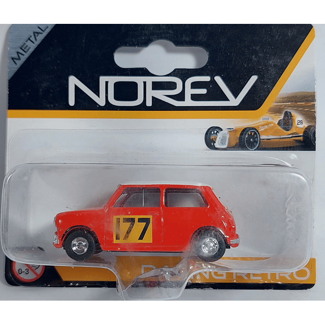 Mini Cooper 1967, rallye monte carlo , Escala 1-64 marca norev