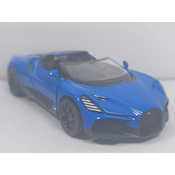 BUGATTI MISTRAL AZUL ESCALA 1/36 ,MARCA KINSMART﻿