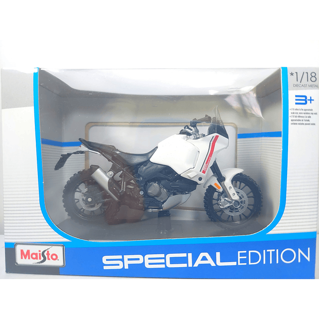 Moto Ducati desert x  , Escala 1/18-