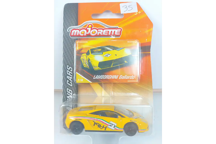 Lamborghini Gallardo, amarillo Majorette, Escala 1-64