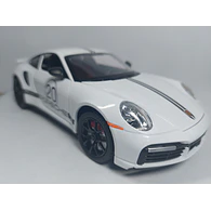 PORSCHE 911 TURBO S blanco ﻿Marca MINIAUTO ESCALA 1/24