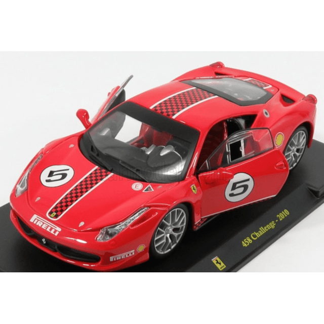 Ferrari 458 CHALLENGE  Escala 1/24, marca burago- COPIAR