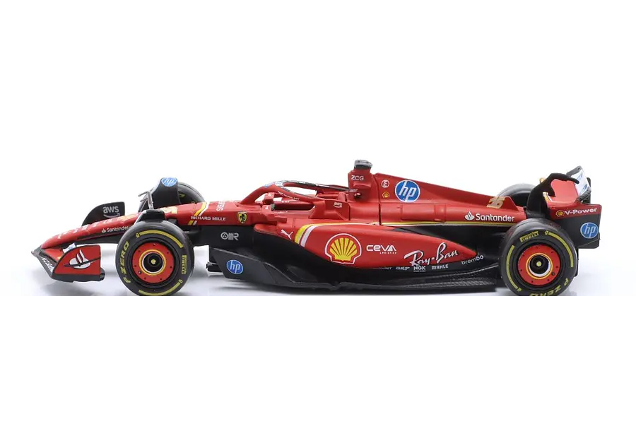 FERRARI SF 24  Charles Leclerc 1-43 Caja de ACRILICO