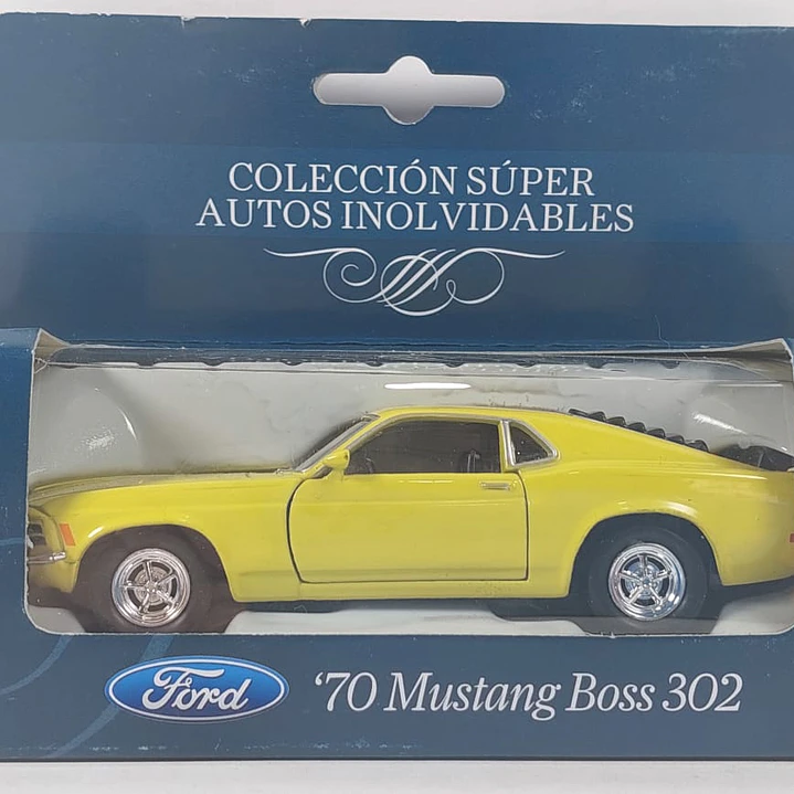 Ford Mustang Boss 302 1970 escala 1/36 marca welly  6