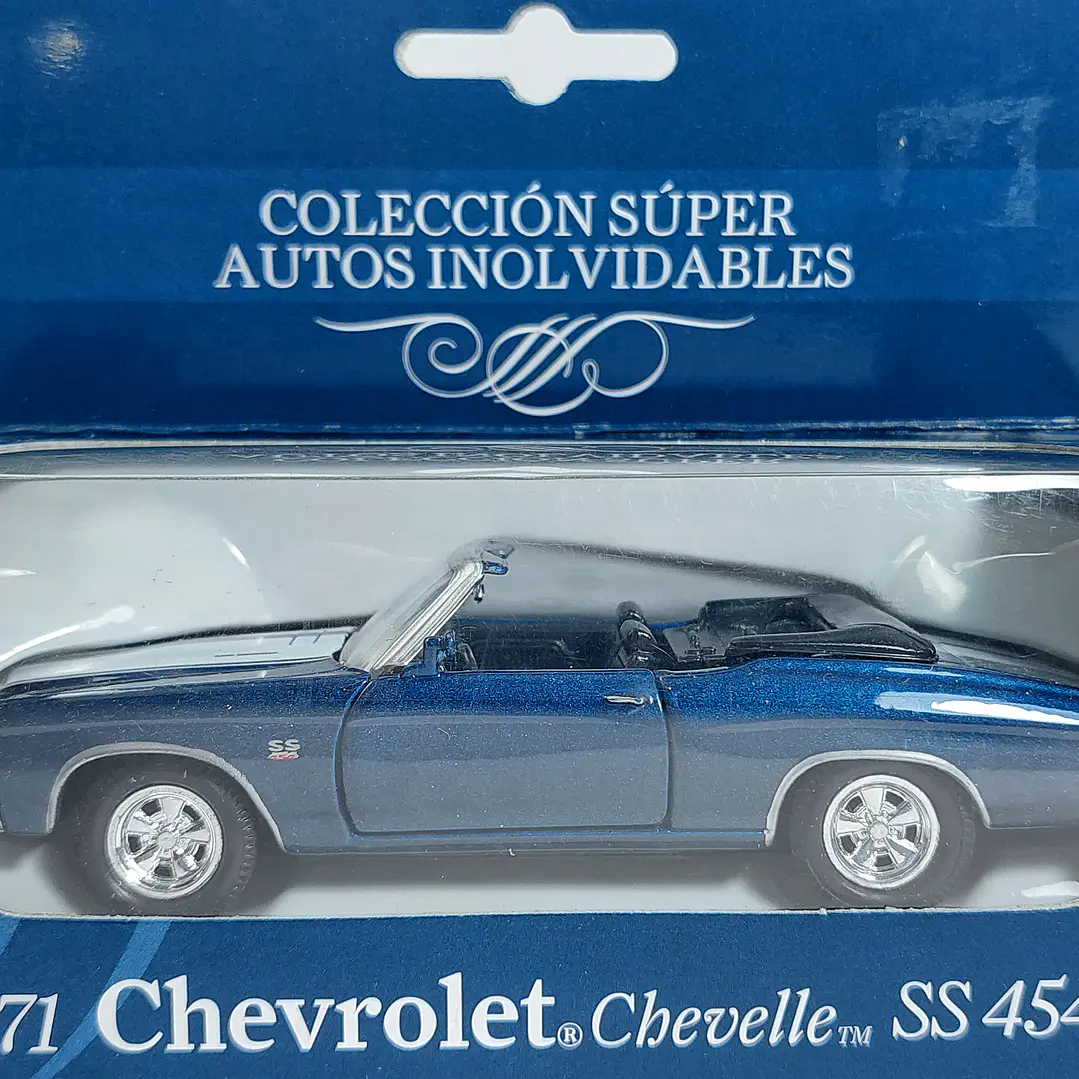 CHEVROLET CHEVELLE 1971 ESCALA 1/36 MARCA WELLY 2