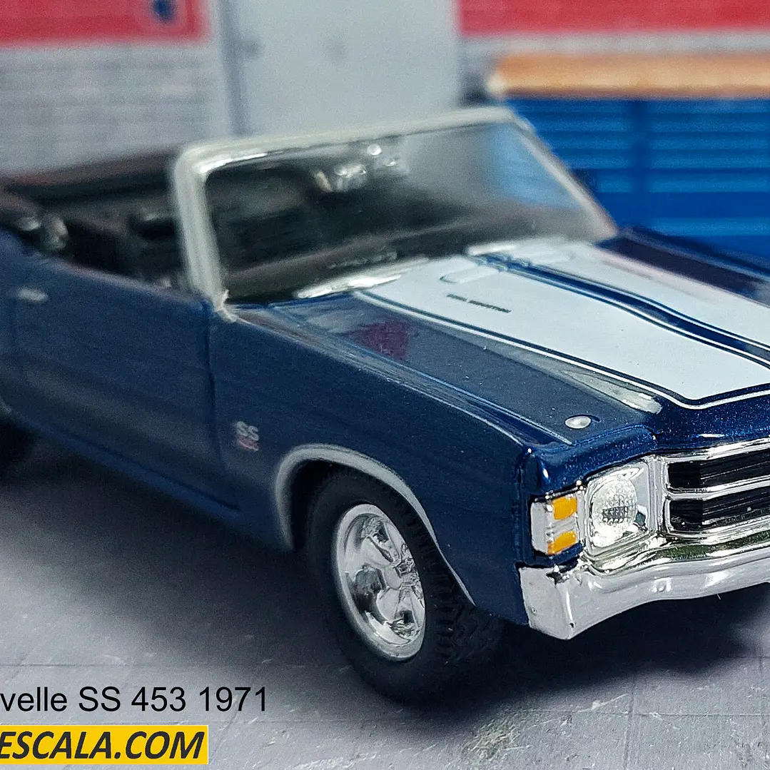 CHEVROLET CHEVELLE 1971 ESCALA 1/36 MARCA WELLY 1