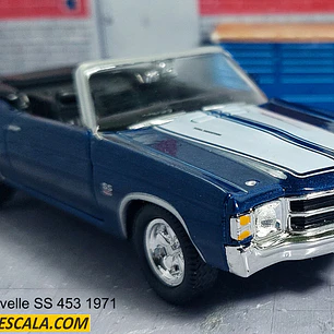 CHEVROLET CHEVELLE 1971 ESCALA 1/36 MARCA WELLY