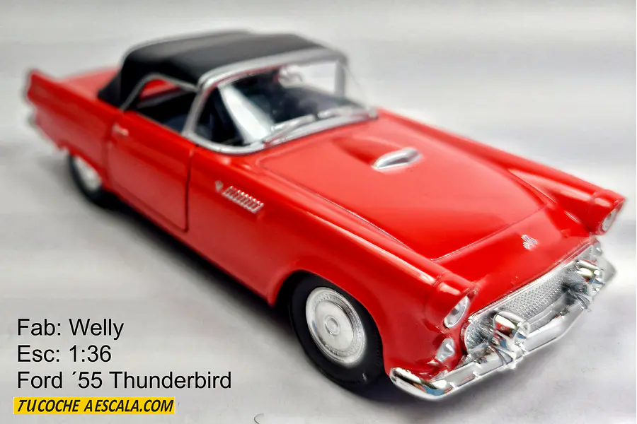 Ford Thunderbird, welly Escala 1-36-